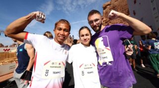 Atlet panjat tebing Indonesia, Aspar, mencatat prestasi gemilang di ajang internasional dengan meraih juara kedua pada nomor Boulder Mix beregu di Neom International Federation of Sport Climbing (IFSC) Master 2024. /Foto Istimewa/Humas KONI Pusat