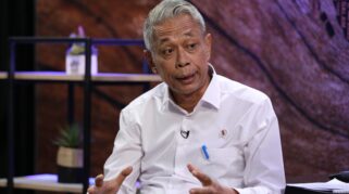 Wakil Menteri Sosial (Wamensos) Agus Jabo Priyono, dalam acara Forum Merdeka Barat (FMB9) dengan tema ‘Makan Bergizi Gratis: Dari Sini Kita Mulai!’, Senin (4/11/2024). You Tube FMB 9