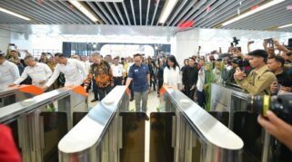 Peresmian Stasiun Kereta Cepat Indonesia China (KCIC) Whoosh di Karawang, Jawa Barat yang dilakukan oleh pemerintah pada Selasa (24/12/2024)/Foto : Biro Komunikasi Publik Kementerian PU
