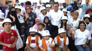 Menkes Budi Gunadi Sadikin saat peluncuran Rencana Aksi Nasional (RAN) Kanker Anak 2025-2029/Foto: Kemenkes