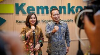 Wamen Koperasi Ferry Juliantono bersama Wamen Pariwisata Ni Luh Puspa/Foto: Kementerian Koperasi