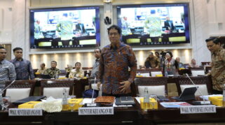 Menkeu Purbaya Yudhi Sadewa saat rapat kerja dengan Komisi XI DPR di Jakarta. (Foto: Ismadi Amrin/InfoPublik)