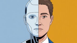 Gambar ilustrasi yang dihasilkan dari AI