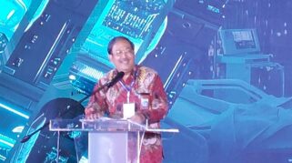 Kepala BSN, Y. Kristianto Widiwardono, saat membuka International Healthcare Engineering Fair (INAHEF) 2025 di Gedung SMESCO Indonesia, Jakarta, Kamis (23/10/2025)./Foto InfoPublik/Wandi