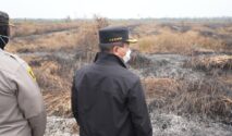Bupati Kapuas cek karhutla di areal terdampak kebakaran hutan dan lahan Kecamatan Kapuas Murung dan Dadahup