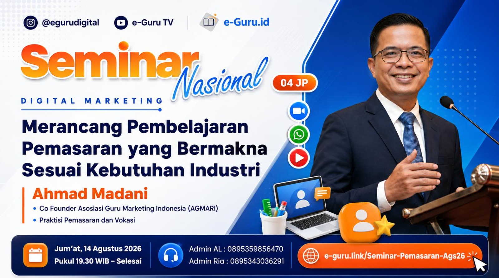 Guru Pemasaran Perlu Bertransformasi Menjadi Perancang Pengalaman Belajar