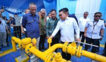 Kunjungan kerja Kepala Staf Kepresidenan Dudung Abdurachman yang didampingi oleh Direktur Perencanaan dan Pembangunan Infrastruktur Minyak dan Gas Bumi Kementerian Energi dan Sumber Daya Mineral (ESDM) Agung Kuswardono serta Direktur Infrastruktur dan Teknologi PGN Hery Murahmanta ke jaringan gas bumi di Gresik dan Sidoarjo, Jawa Timur, Senin (21/9/2026). (ANTARA/HO-PGN)