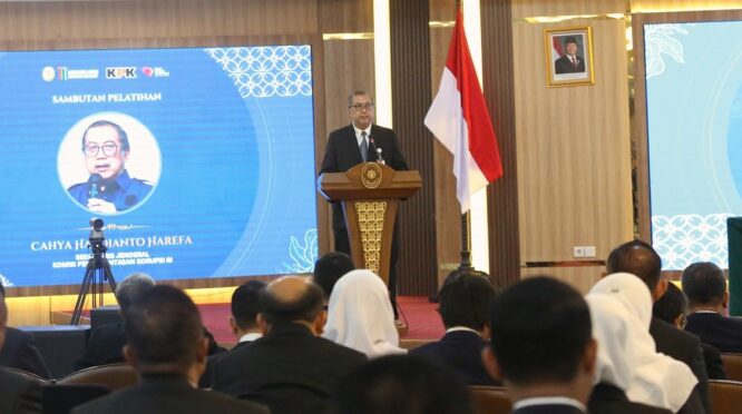 Sekretaris Jenderal KPK Cahya H. Harefa dalam penguatan integritas pengadilan