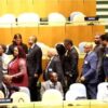 Kursi delegasi Indonesia yang kosong saat aksi walk out di Sidang Umum PBB New York