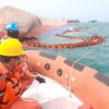Pengamanan lokasi tenggelam KMP Batumandi dengan buoy dan oil boom