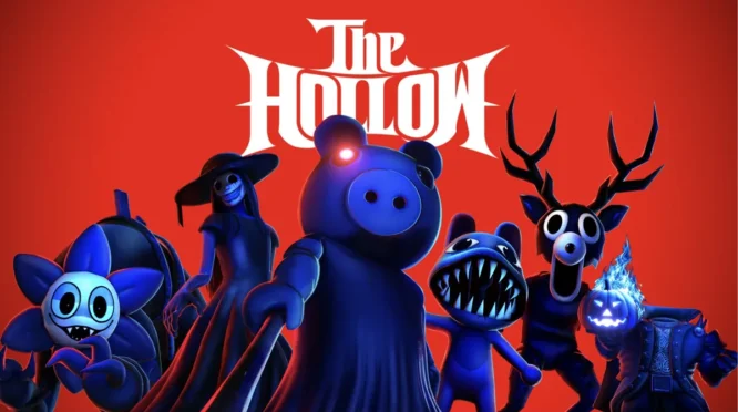 Tampilan berbagai karakter monster pada event teknologi Roblox The Hollow 2026