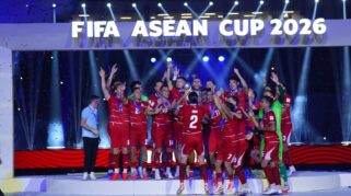 Timnas Indonesia dan Thailand bertanding di final FIFA ASEAN Cup 2026